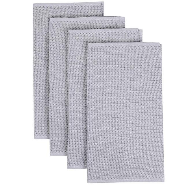 Homaxy 100% Cotton Dish Cloths, Pack of 8-12 x 12 Inches, Waffle