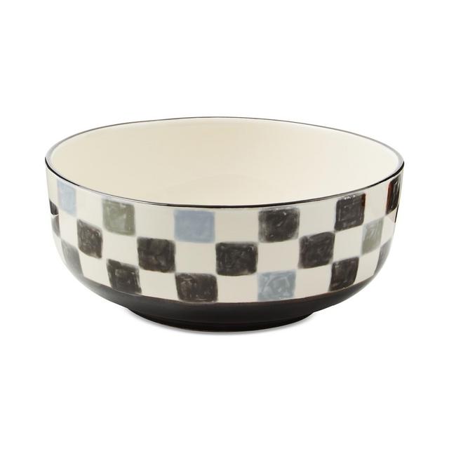 MacKenzie-Childs Black Check Serving Bowl, 112-oz.