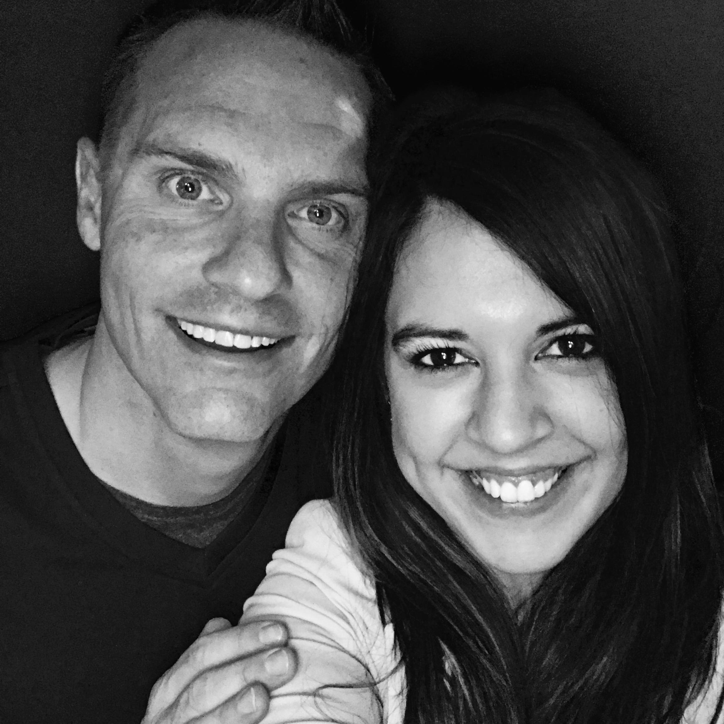 Our first date together; Pizza Republica and a show at Comedy Works. (January 2018)