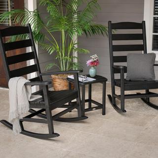 Shaker 3-Piece Porch Rocking Chair Set