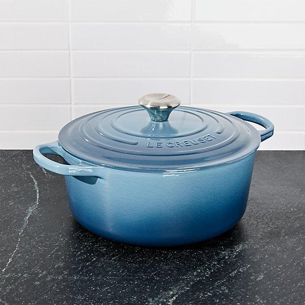 Le Creuset ® Signature 5.5-Qt. Marine Blue Round Dutch Oven