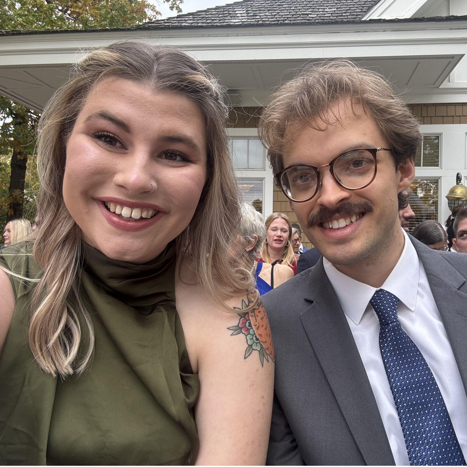 October 2024: Sam and Zoe attended their first wedding together. Zoe wondered if she should start taking notes...