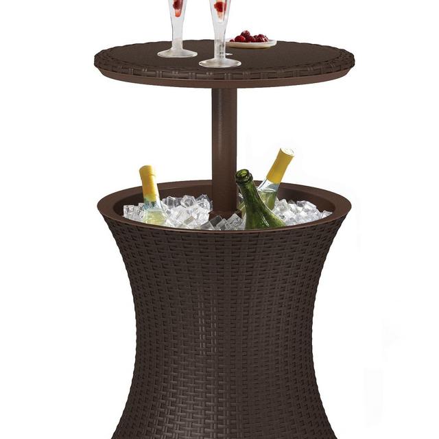 Keter 7.5-Gal Outdoor Patio Cooler Table