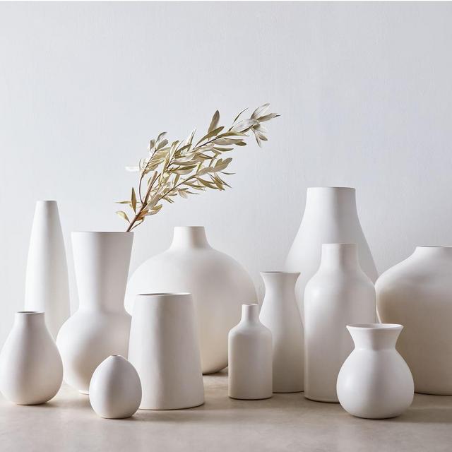 Pure White Ceramic Vases