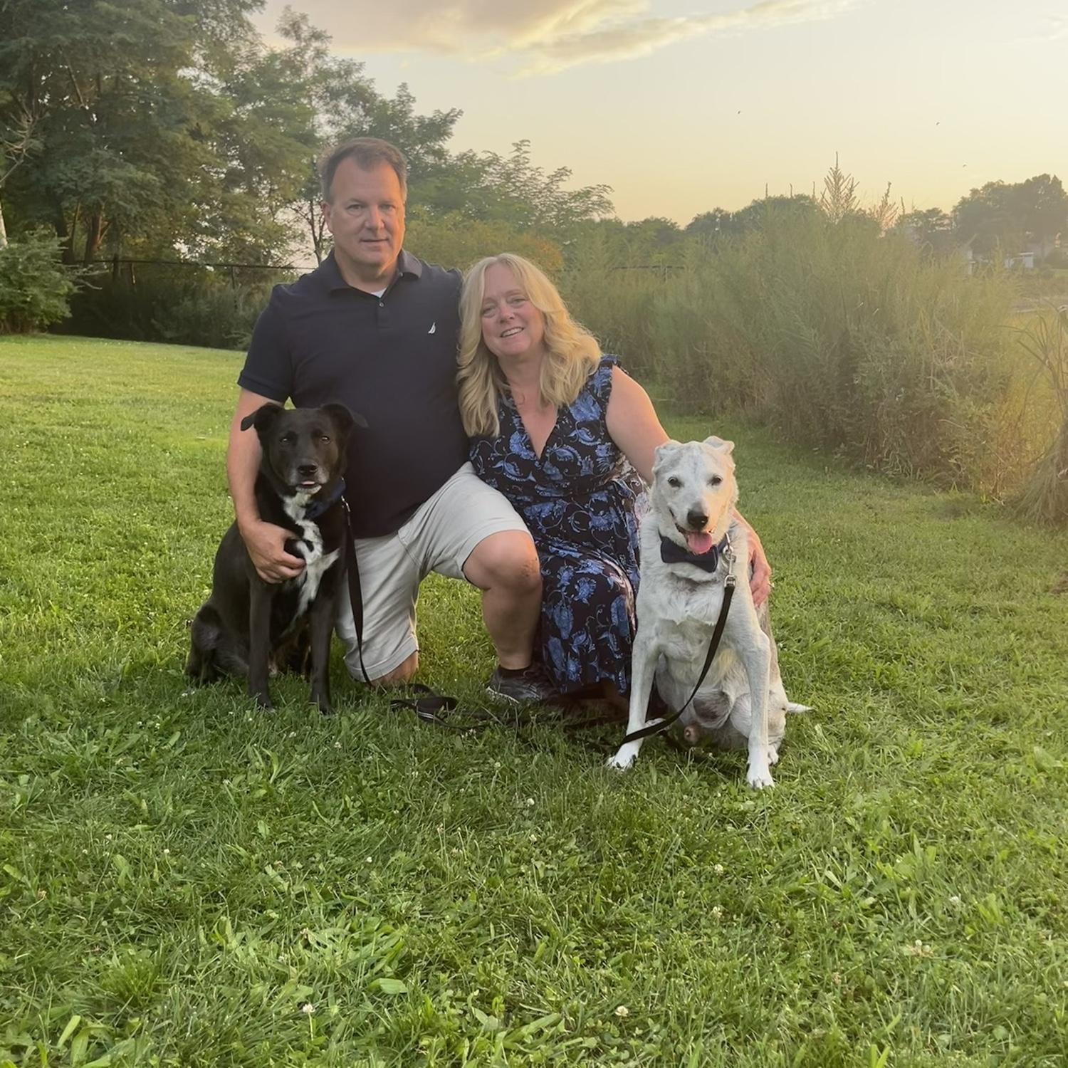 Together because of Cooper and Brady…and match maker Mary Morgan!