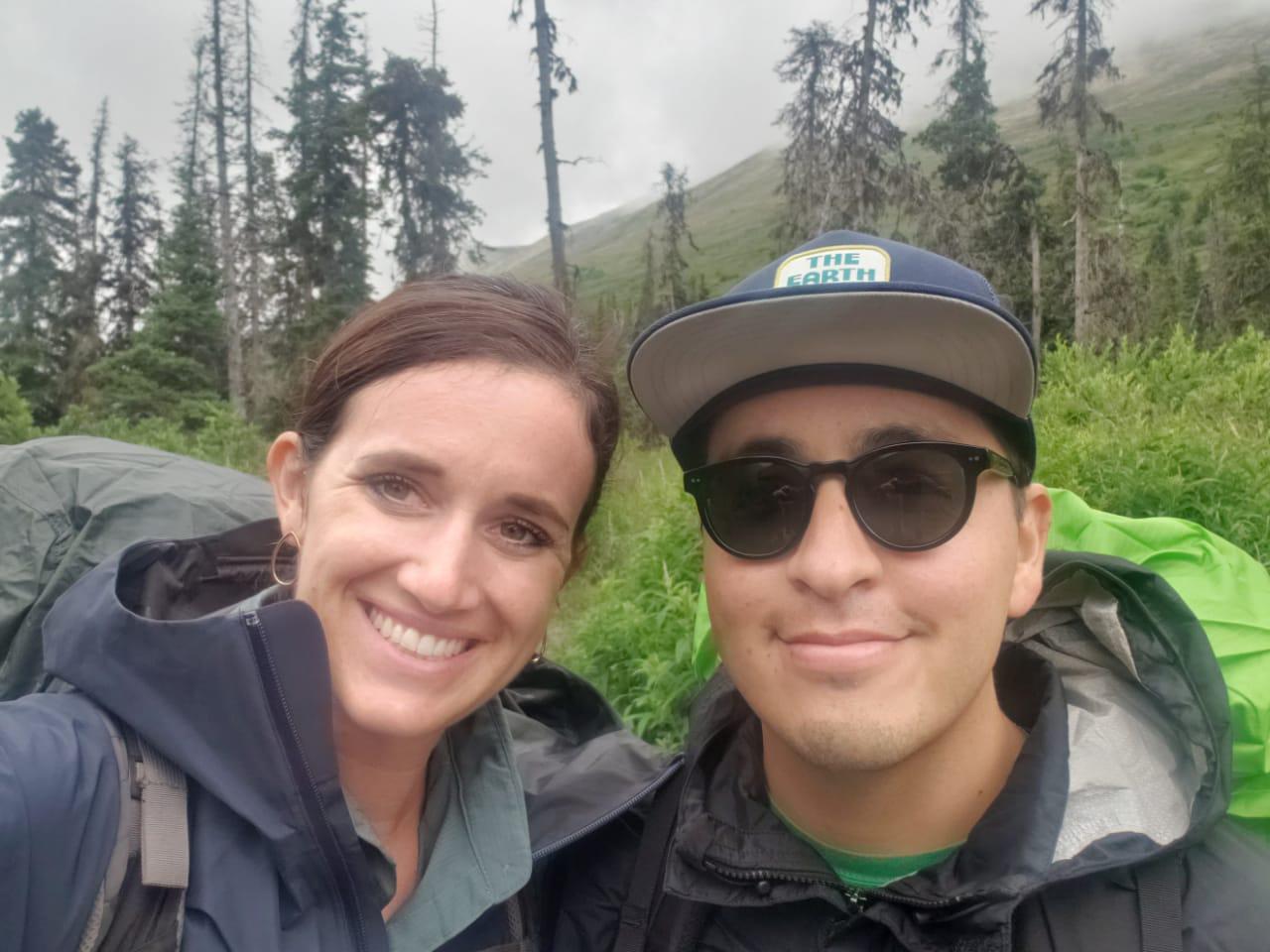 On the Symphony Lakes Trail in Eagle River, AK.