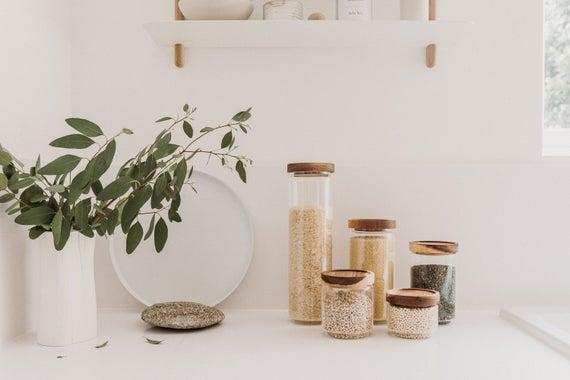 Eco Glass Storage Jars 950ML