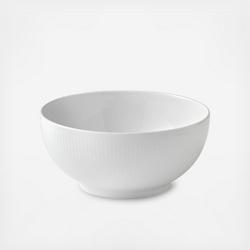 Royal Copenhagen, White Fluted Half Lace Cereal Bowl | Zola