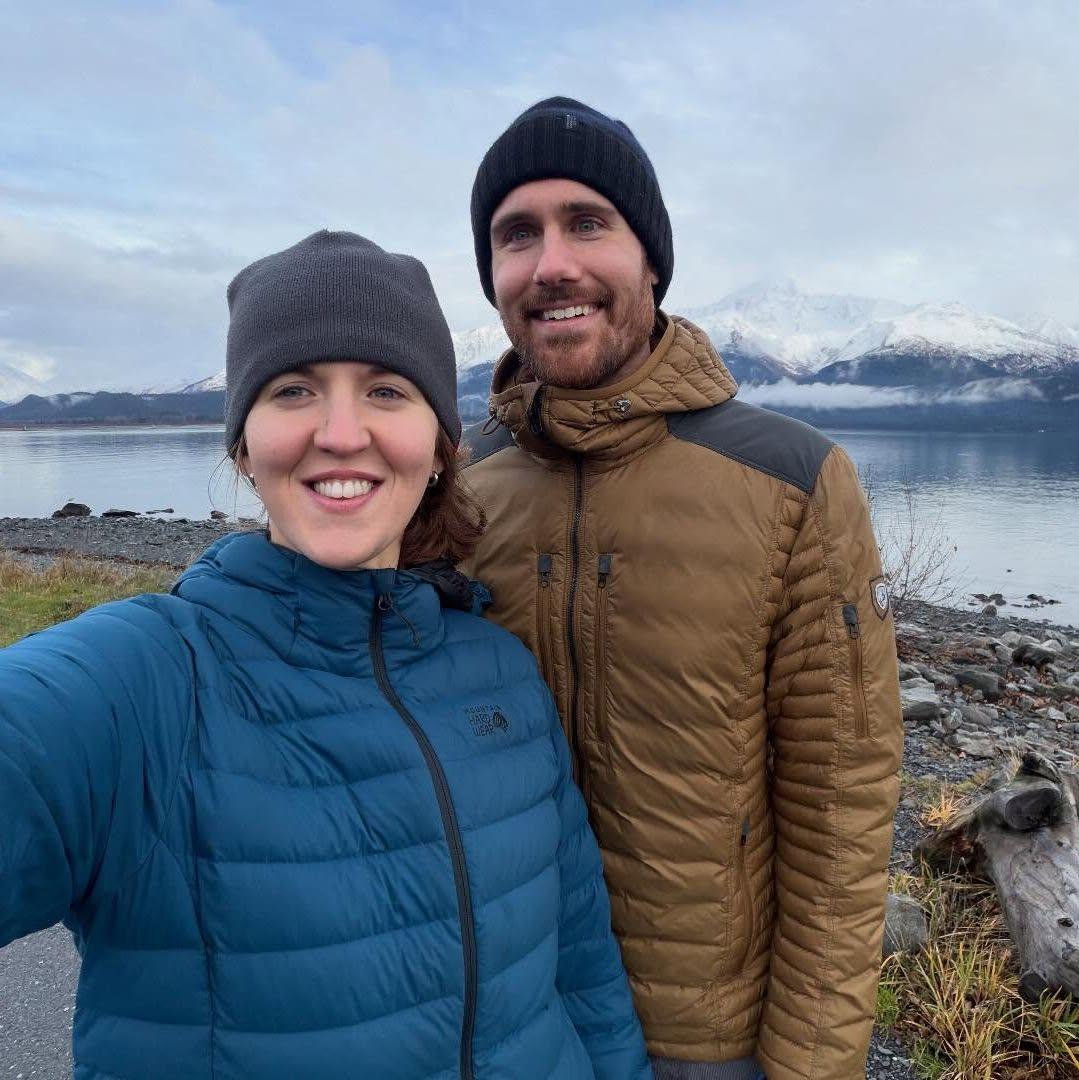 Aaron & Sam live downtown Seward, AK and enjoy brisk walking by Resurrection Bay.