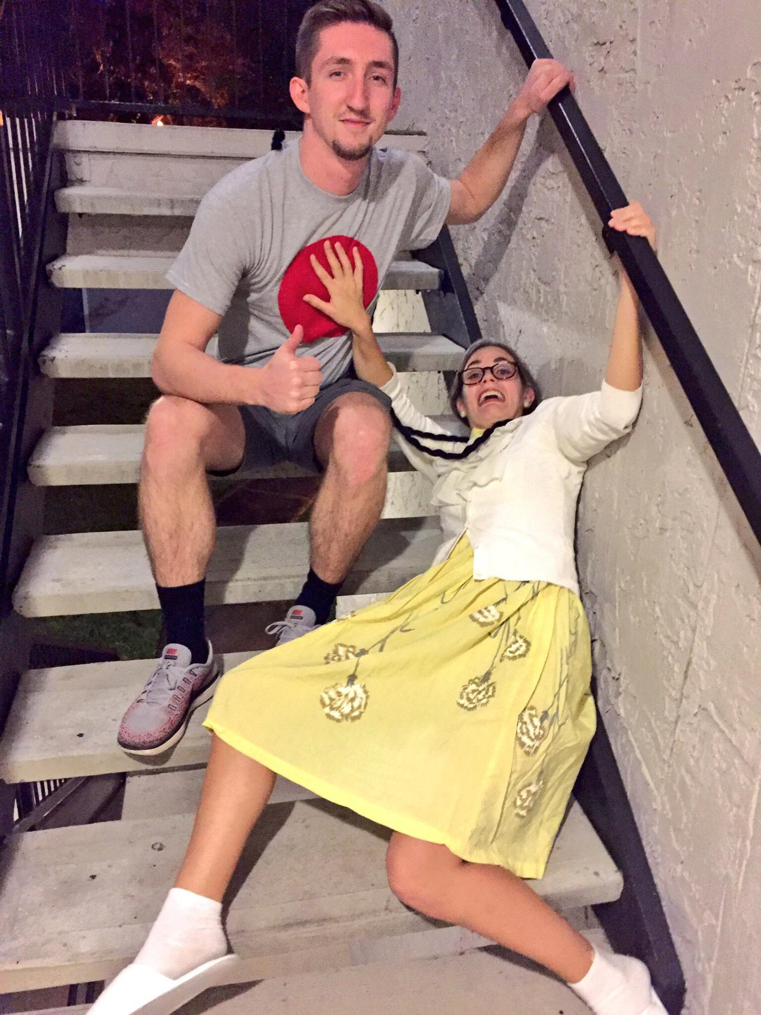 Truly falling for Austin on Halloween!