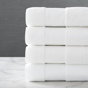 Frontgate Resort Collection Bath Towels, Set of Four (White)