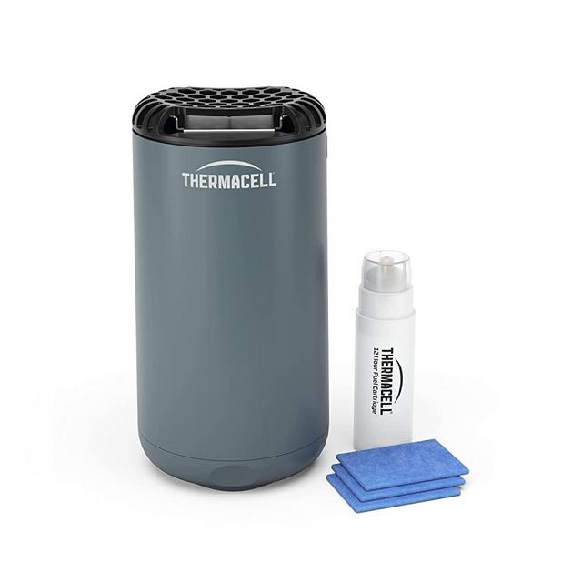 Thermacell Patio Shield Mosquito Repeller; Highly Effective Mosquito Repellent for Patio; No Candles or Flames, DEET-Free, Scent-Free, Bug Spray Alternative; Includes 12-Hour Refill