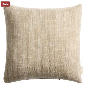 Navy Solid Woven Reversible Indoor Outdoor Throw Pillow