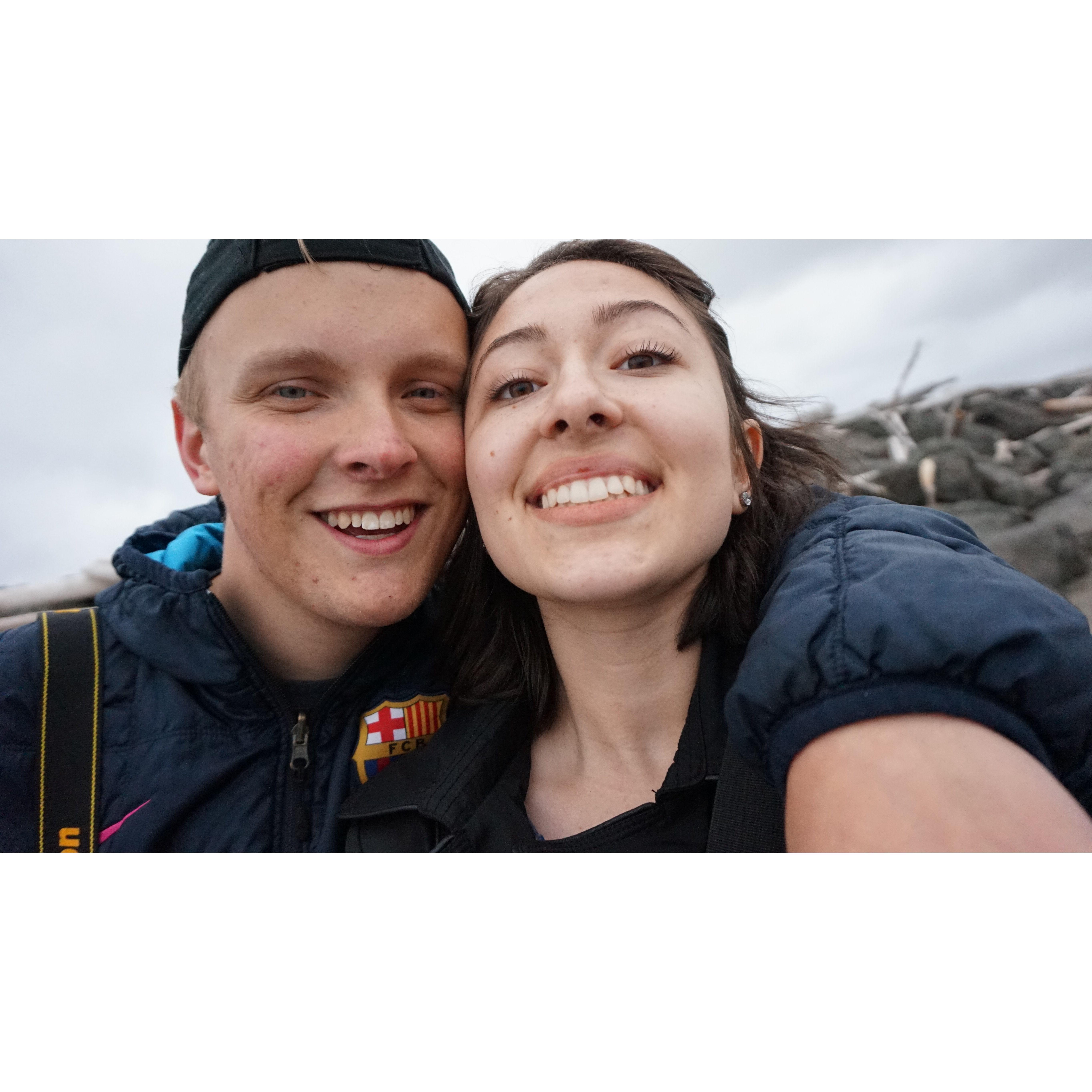 Making our way to Second and Third Beaches. Definitely worth checking out if you have the time (2017)