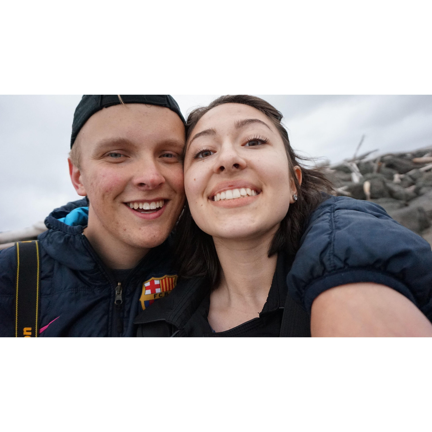 Making our way to Second and Third Beaches. Definitely worth checking out if you have the time (2017)