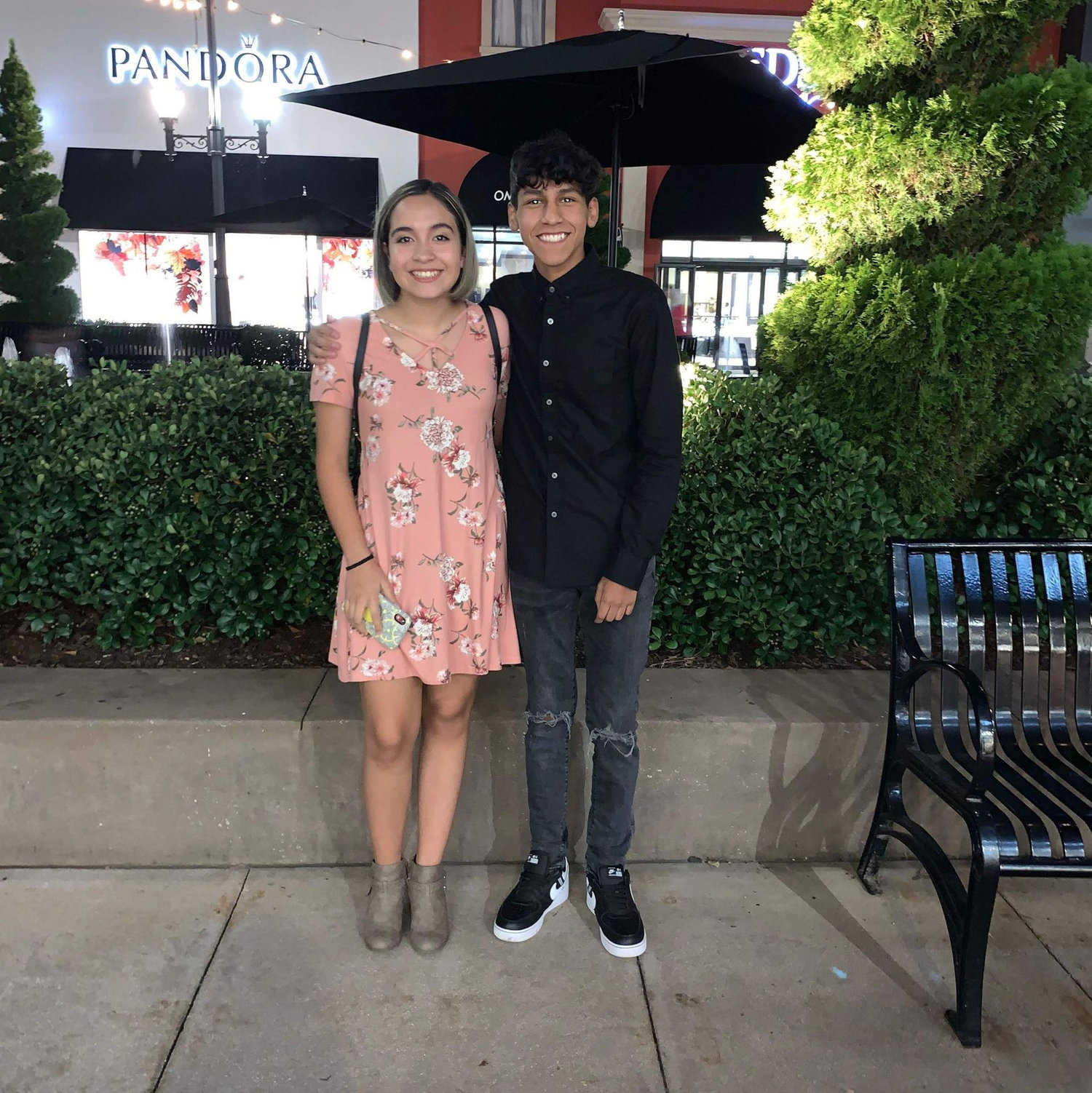 Going out for Martin's 14th birthday!