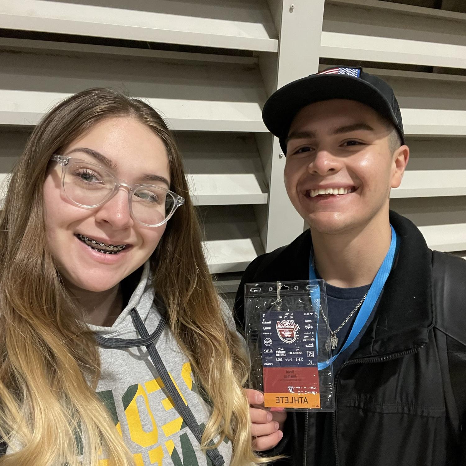 David’s first national competition in Ohio