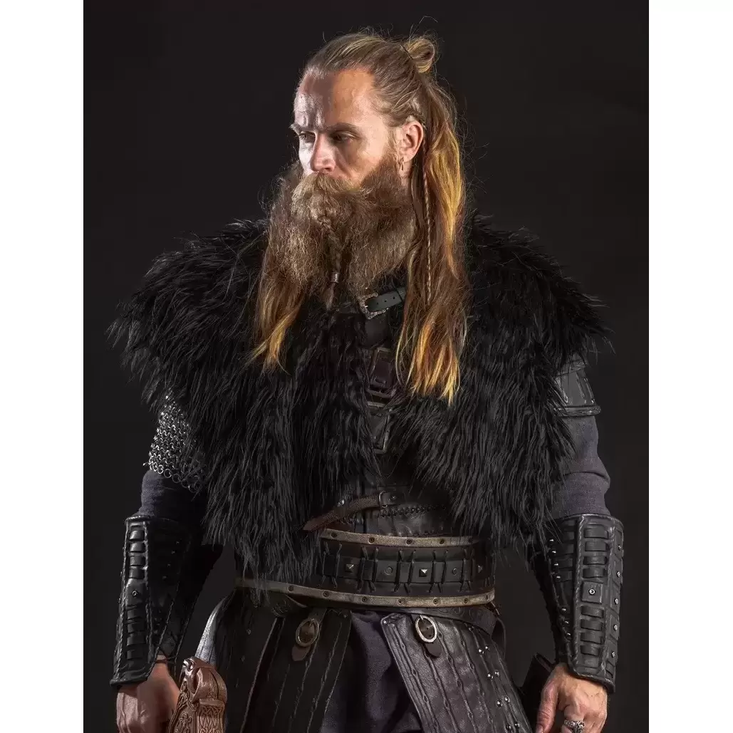 Barbarian in furs with fun hair and beard options!