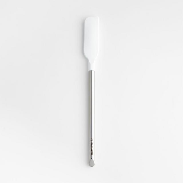 Crate & Barrel White Silicone Jar Scraper