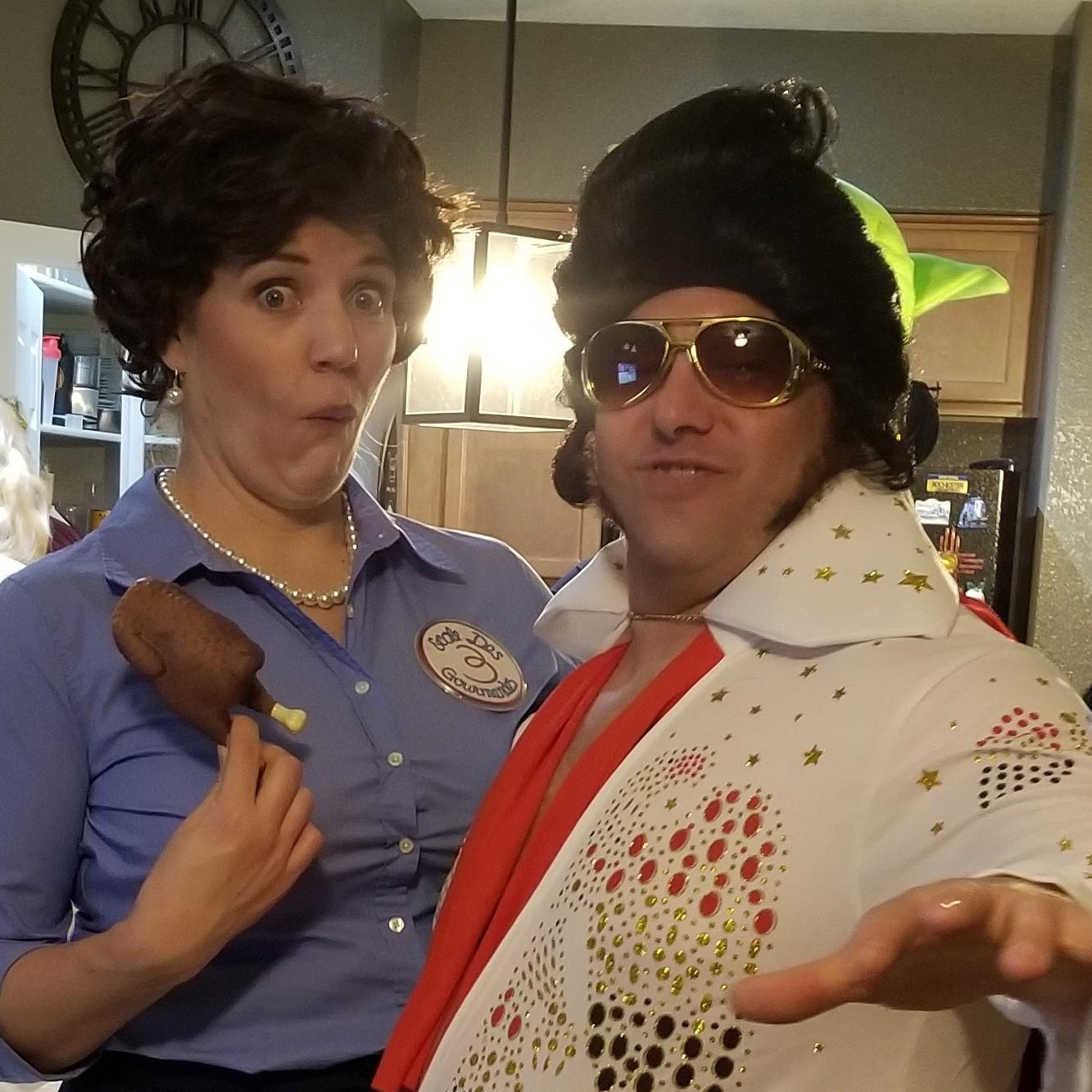 Remember when Julia Child went on a Halloween date with Elvis?