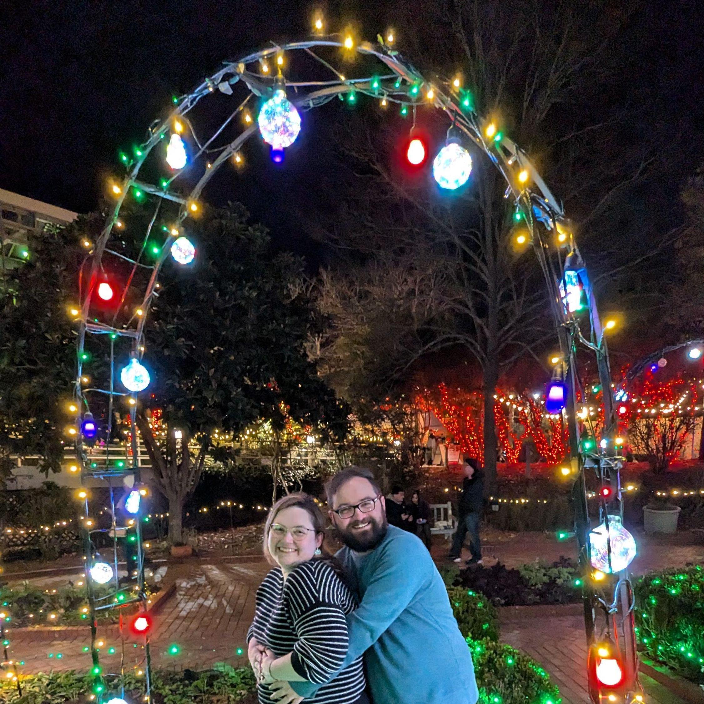 Classic prom pose at Wonderlights