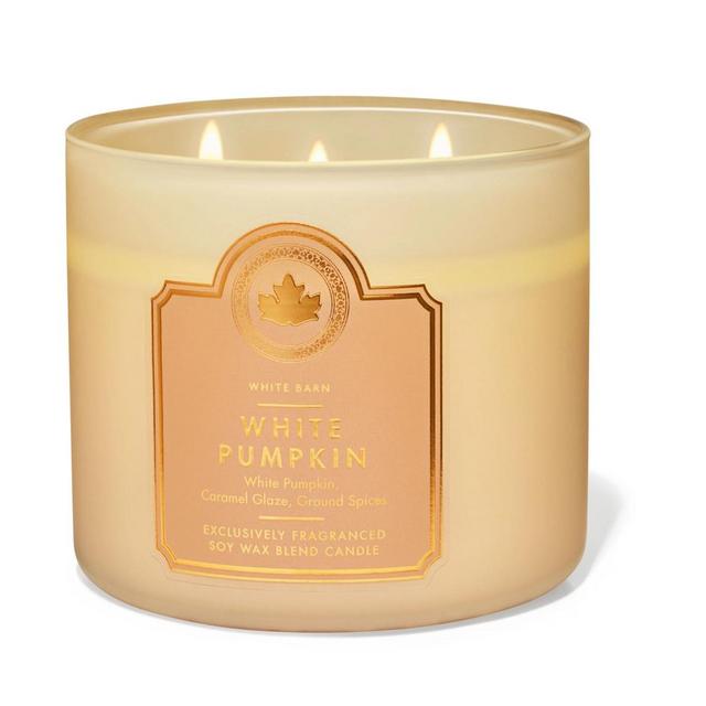 White Pumpkin Candle B&BW