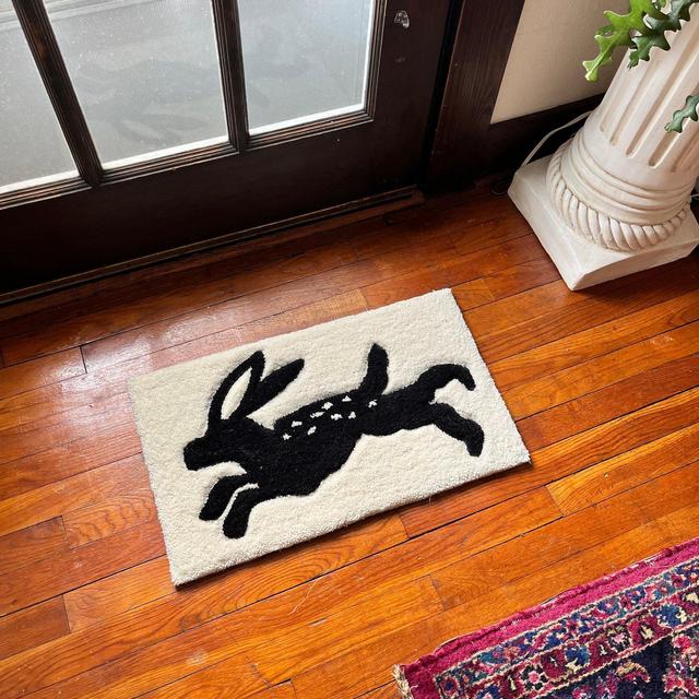 Rabbit Rug Wall Hanging