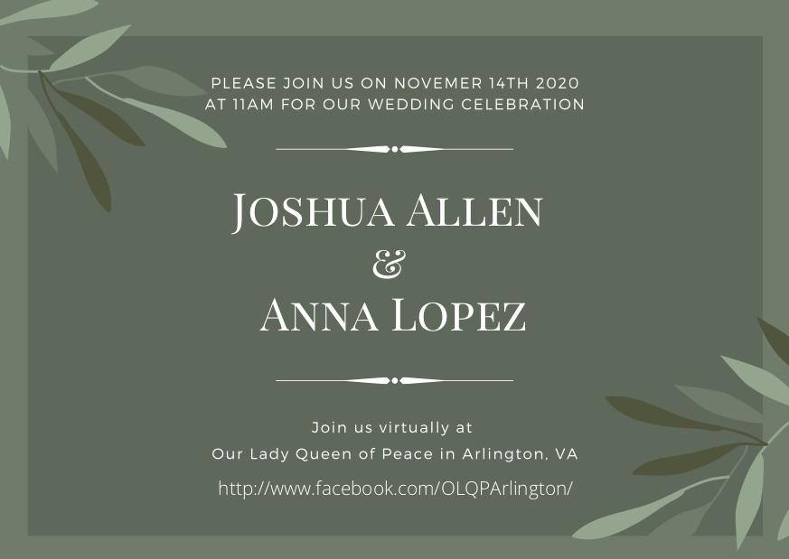 The Wedding Website of Anna Lopez and Josh Allen