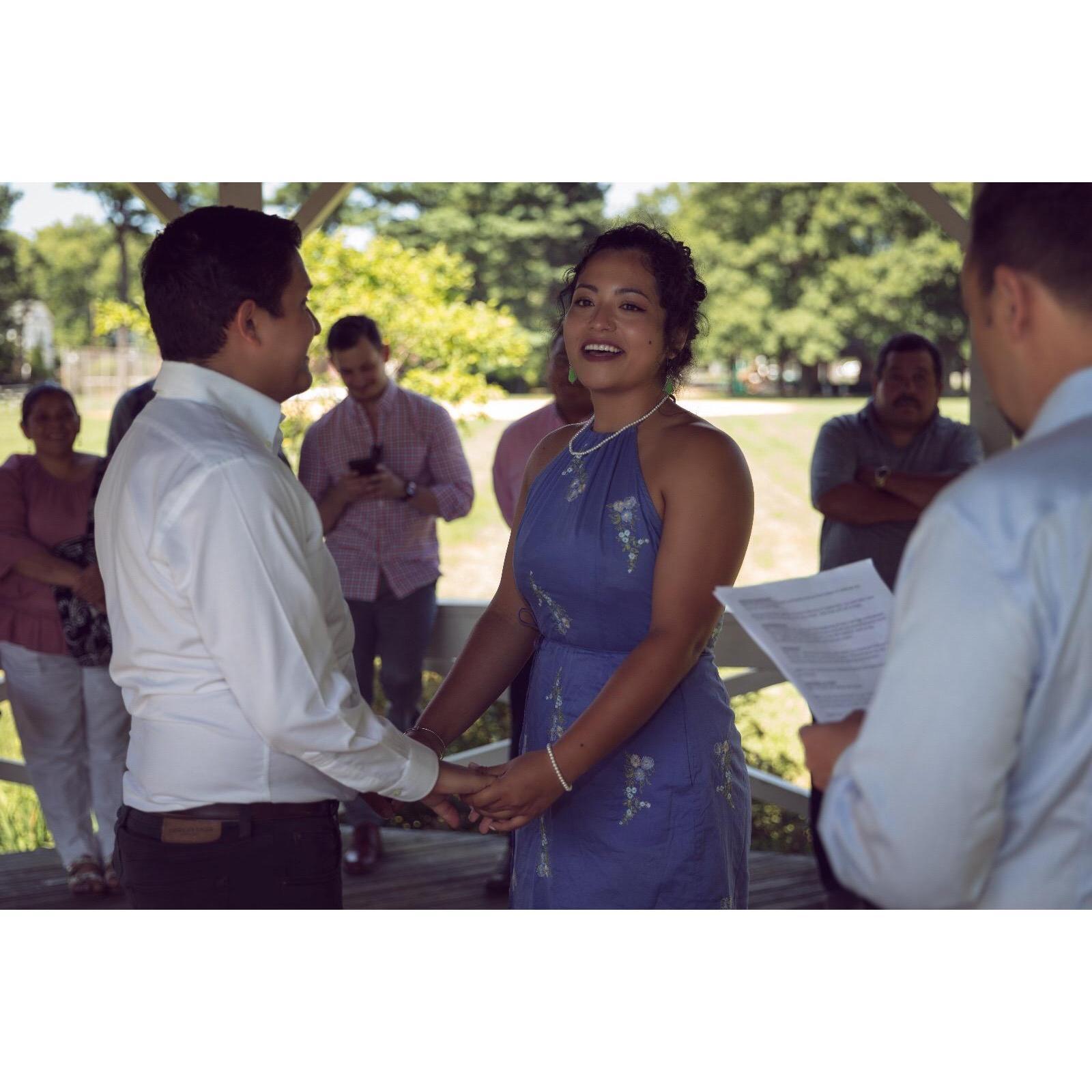 legalizing our union back on July 19th, 2018
yes! we have already been married for a month!
photograph by: Rob Zurfluh