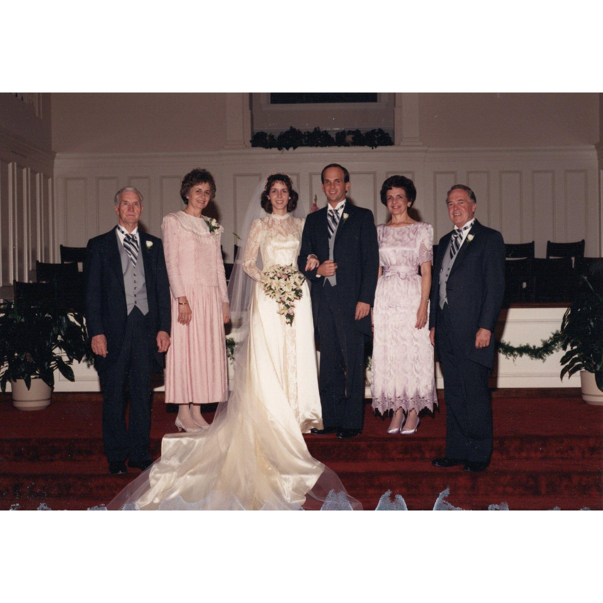Anna and Fil Stidham's wedding day