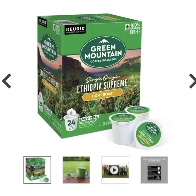 Green Mountain Ethiopia Supreme K cups