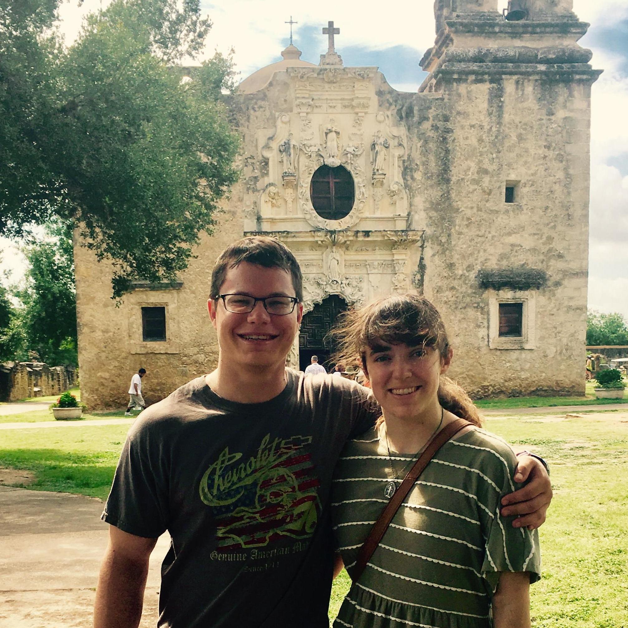 At a San Antonio Mission over the Fourth of July