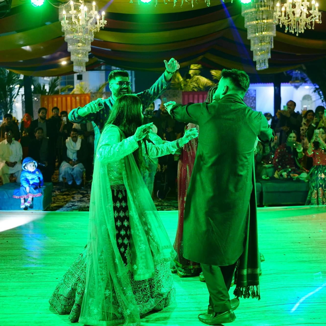 Dancing on Mehendi