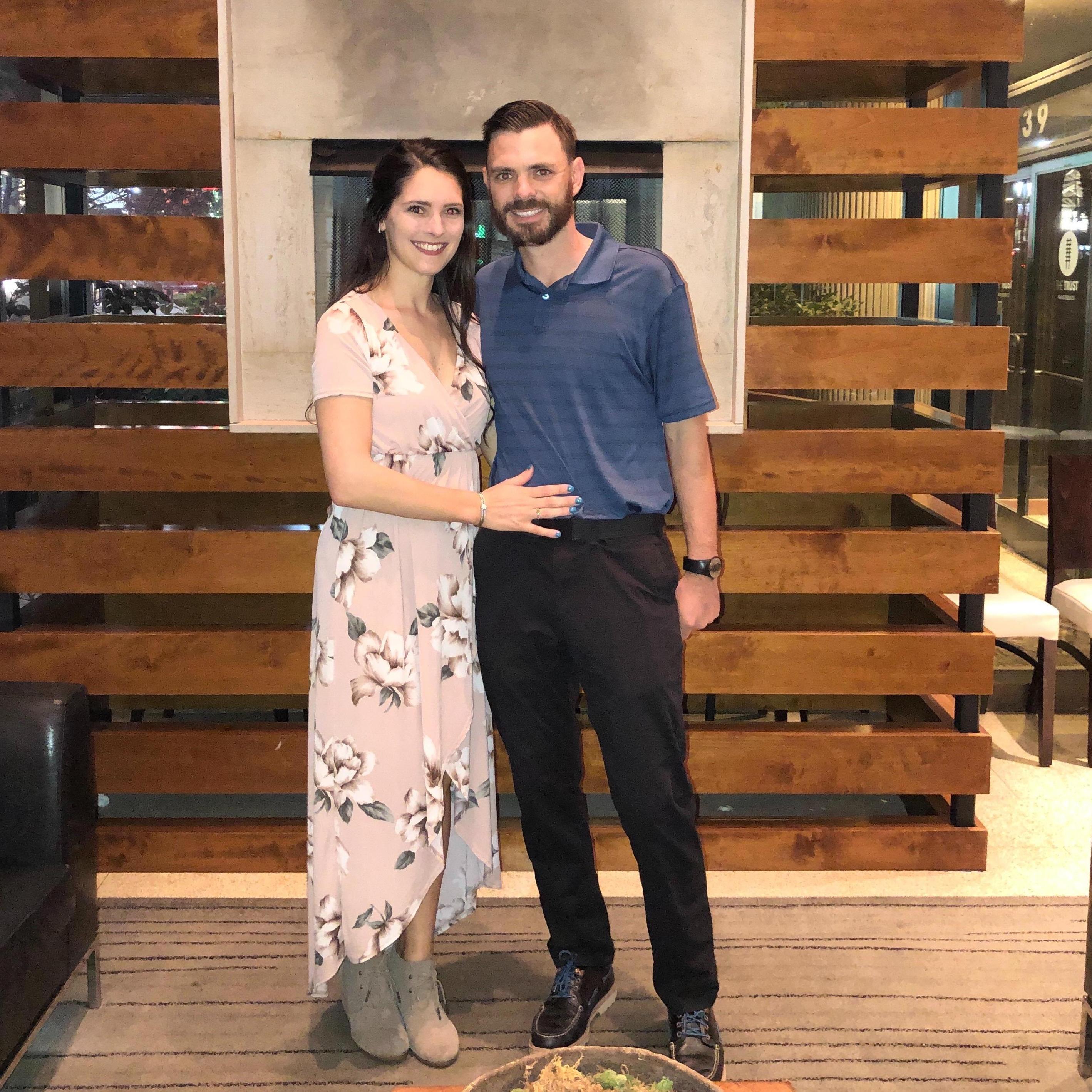 Celebrating our 6th Anniversary together in April 2019 at a Brazilian Steakhouse that we love!