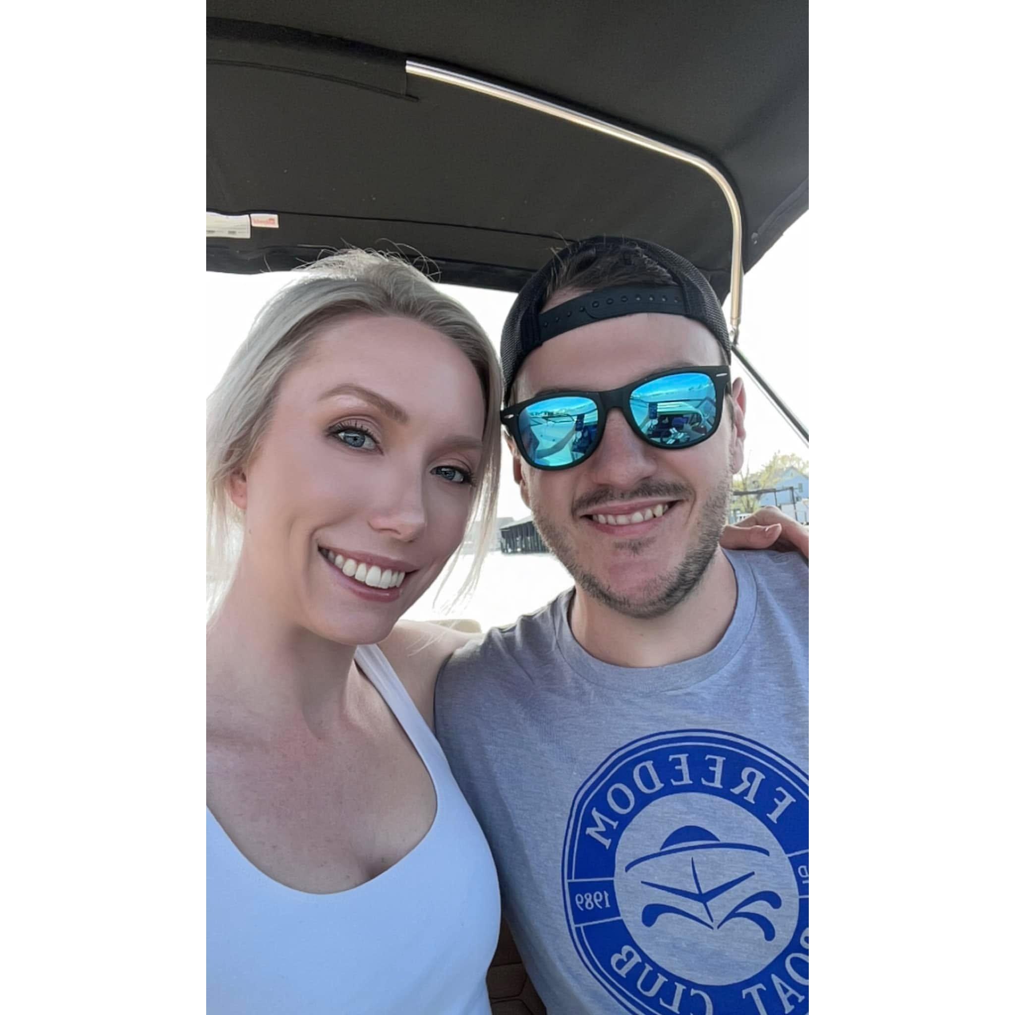 Favorite thing to do: boating