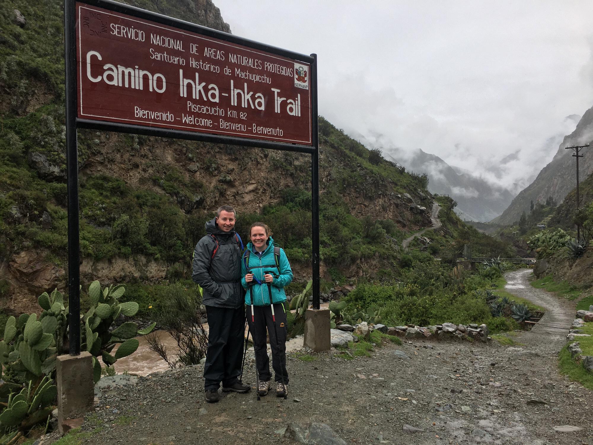 The beginning of our 4 day trek to Macchu Picchu