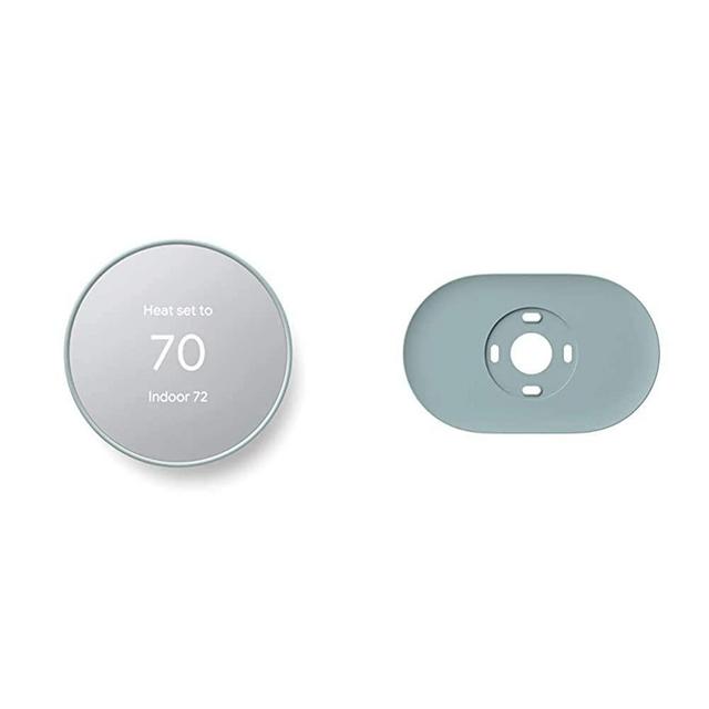 Google Nest Thermostat - Smart Thermostat for Home - Programmable Wifi Thermostat & Trim Kit - Made for the Nest Thermostat - Programmable Wifi Thermostat Accessory - Fog