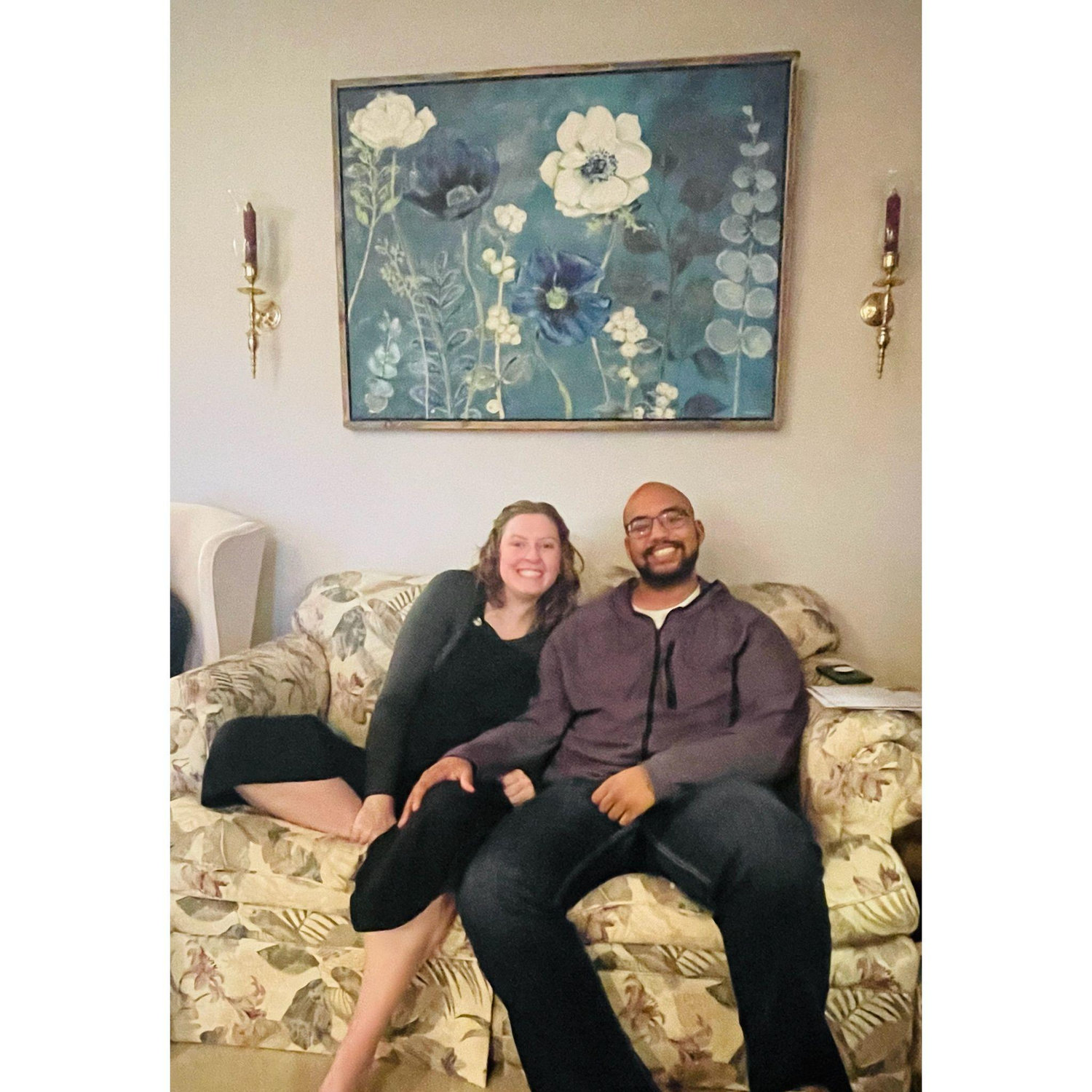 One of many family events from our first Christmas together
