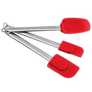 Oneida Silicone Spatulas in Black (Set of 3)