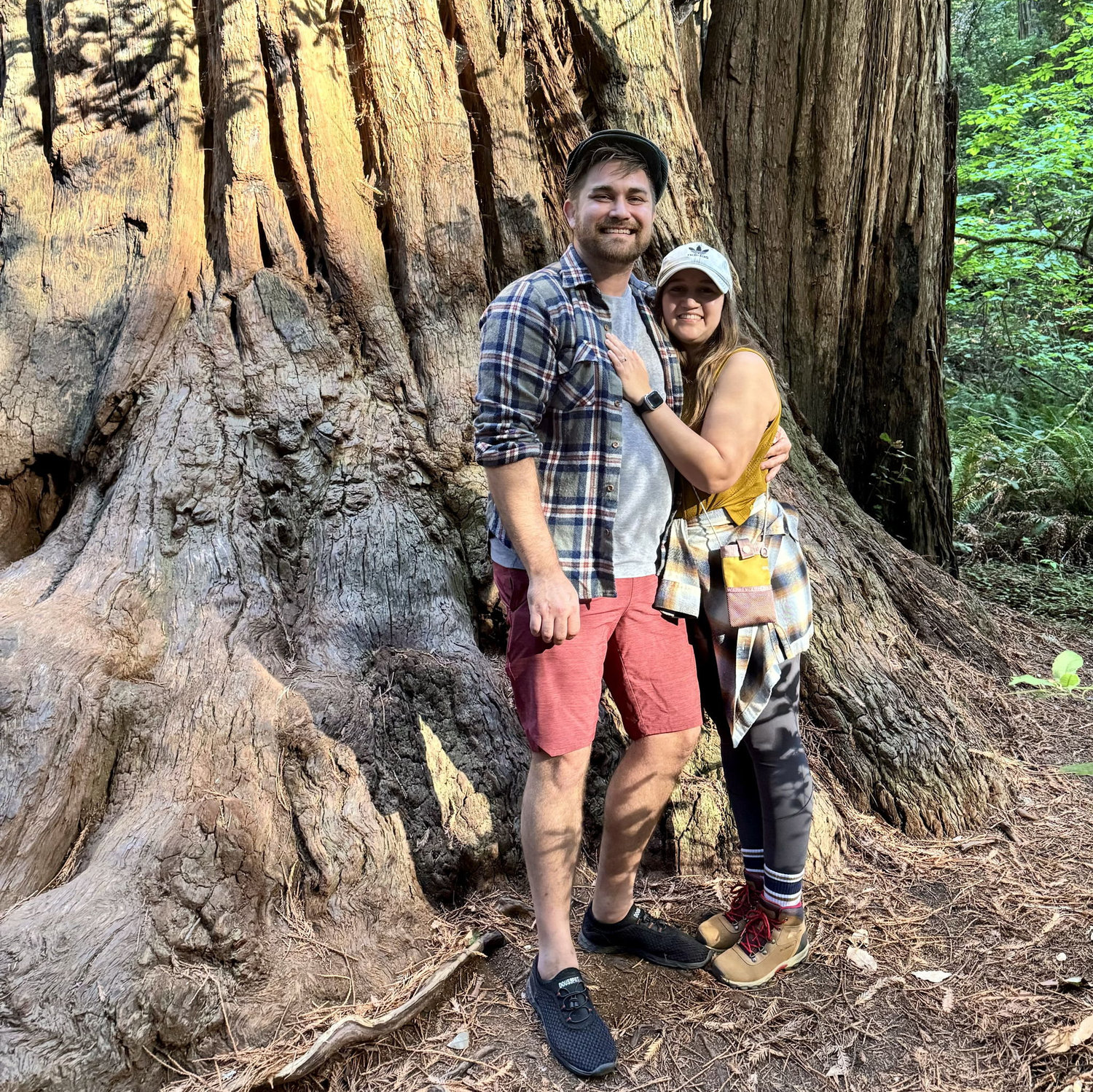 Our engagement photo. 💚