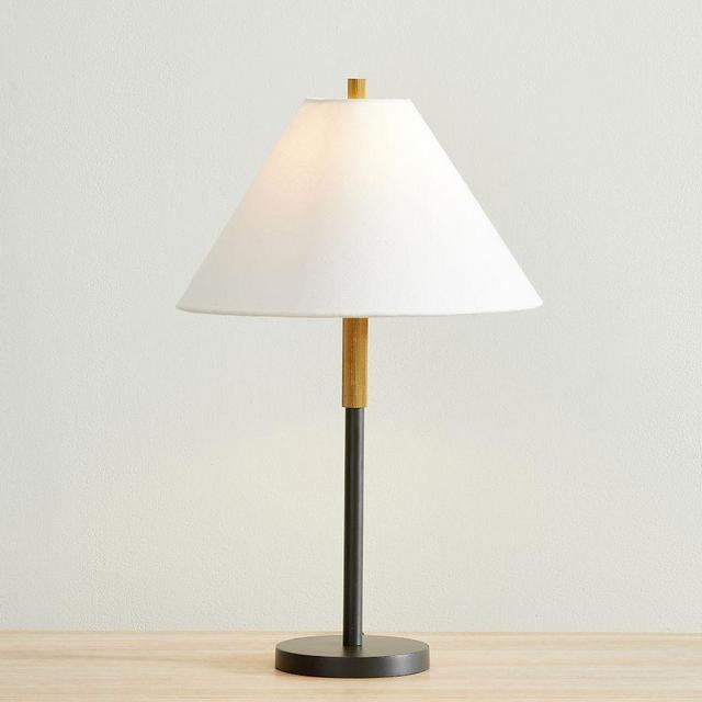 Kensington Metal 23" Table Lamp, Bronze & Brass