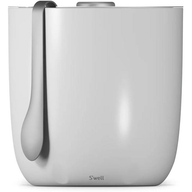 S'well Ice Bucket with Tongs, 68 oz, Angel Food