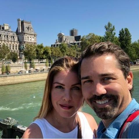 Feeling romantic in Paris.