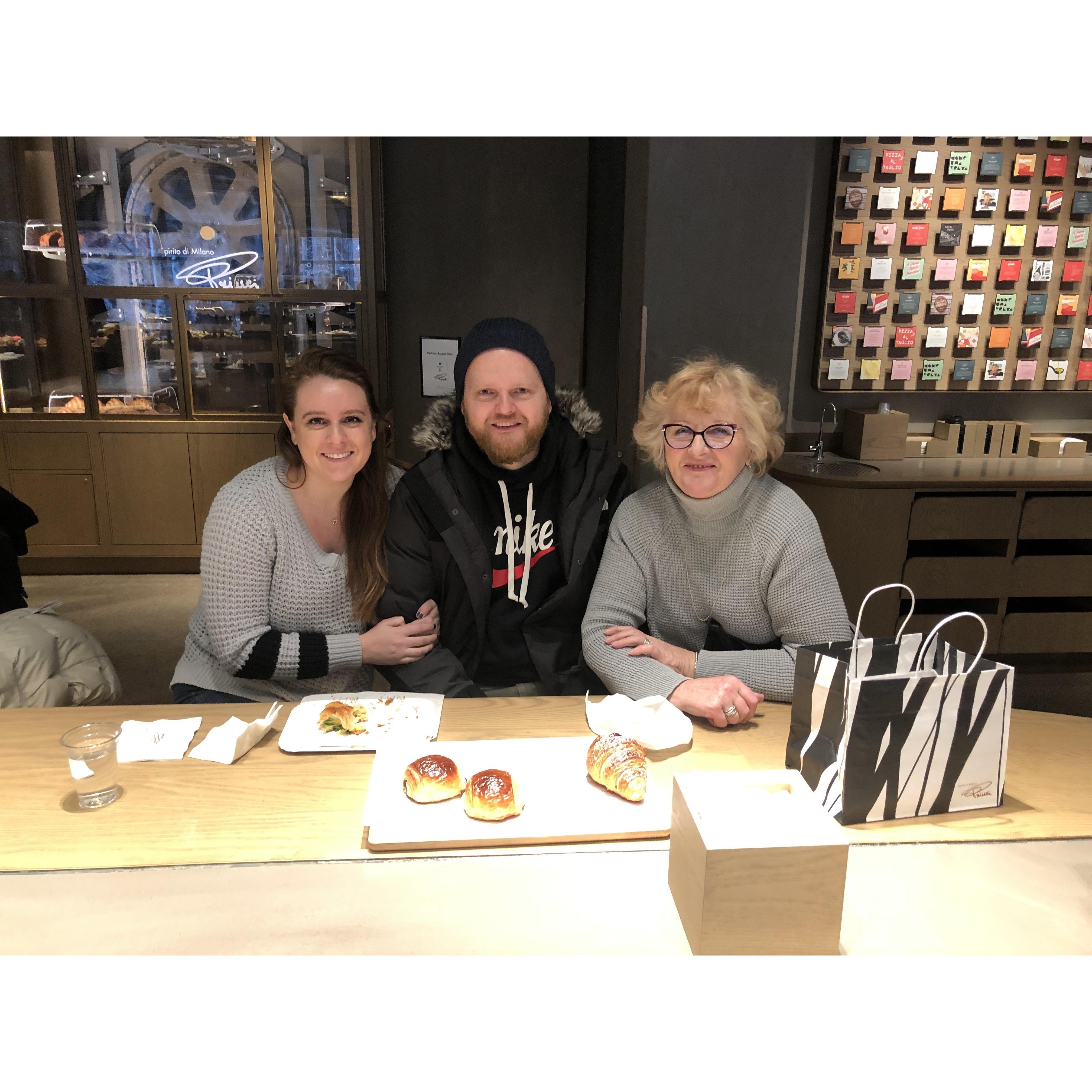 At the Starbucks Reserve Roastery in downtown Chicago!