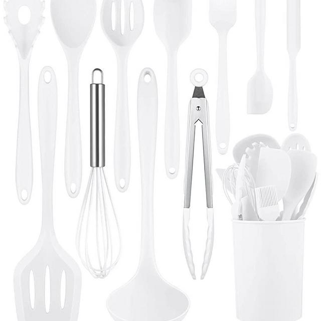 Emeril Lagasse Serving Utensils - Gray Silicone & Stainless Steel  Three-Piece Utensil Set Grey []