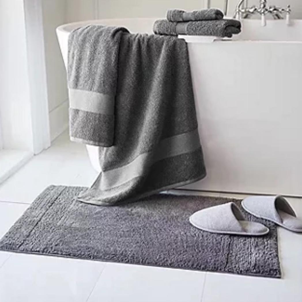 Fieldcrest Heritage 20x30” Hand Towel - Graphite Gray