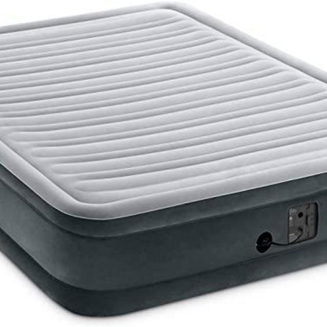 Intex Comfort Dura-Beam Airbed Internal Electric Pump Bed Height Elevated