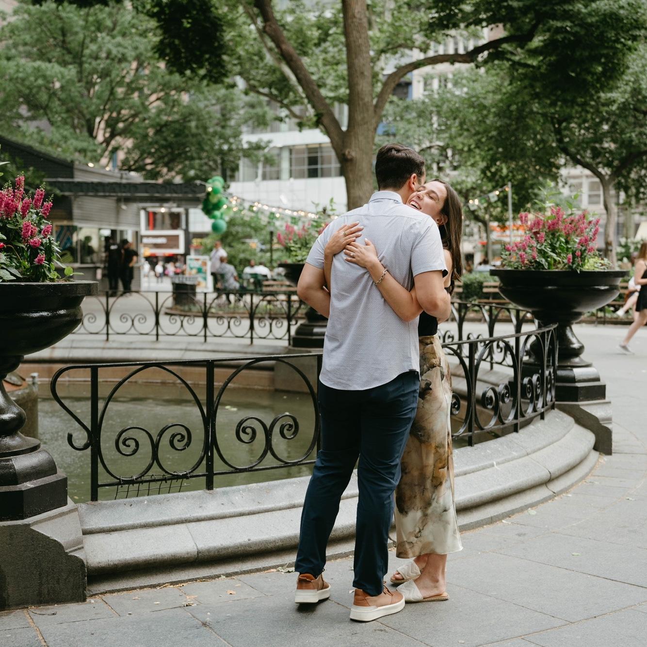 6.5 years later and Matt finally decided to pop the question!