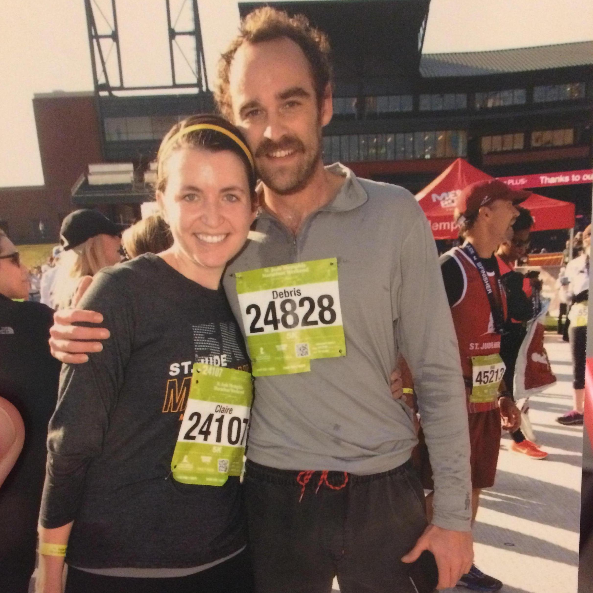 After the 2017 St. Jude 5K.