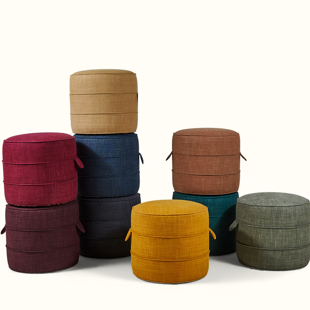 Nickey Kehoe Round Hassock